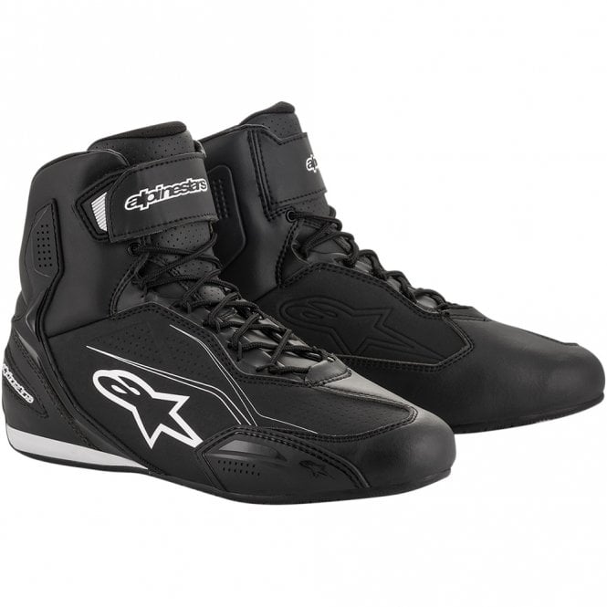 Alpinestars Men's Faster 3 Urban Motorcycle Boots/Shoes (Black)